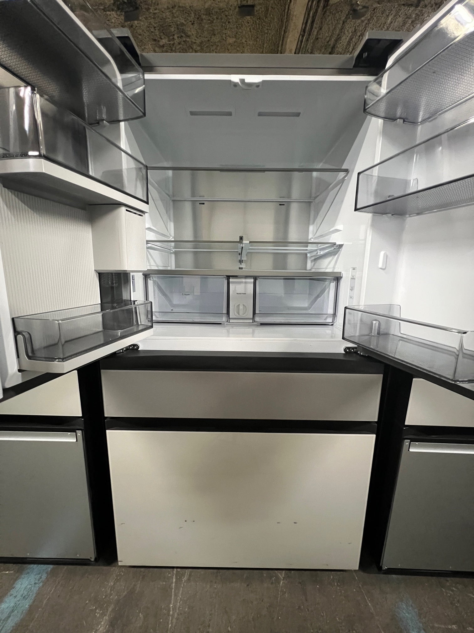 Samsung BESPOKE 29 cu. ft. 4-Door Blue, Grey & White